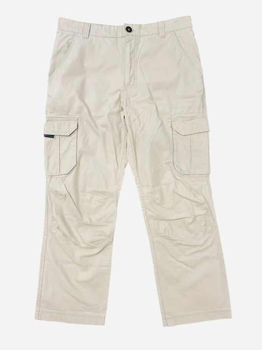 Pantalon Jean décontracté Cargo Vintage Beige - L (A452)