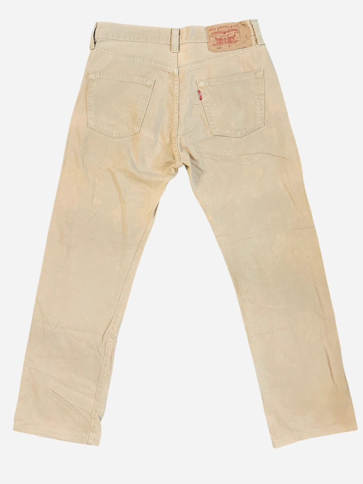 Pantalon Jean décontracté Levi's 501 Vintage Beige - M (A454)