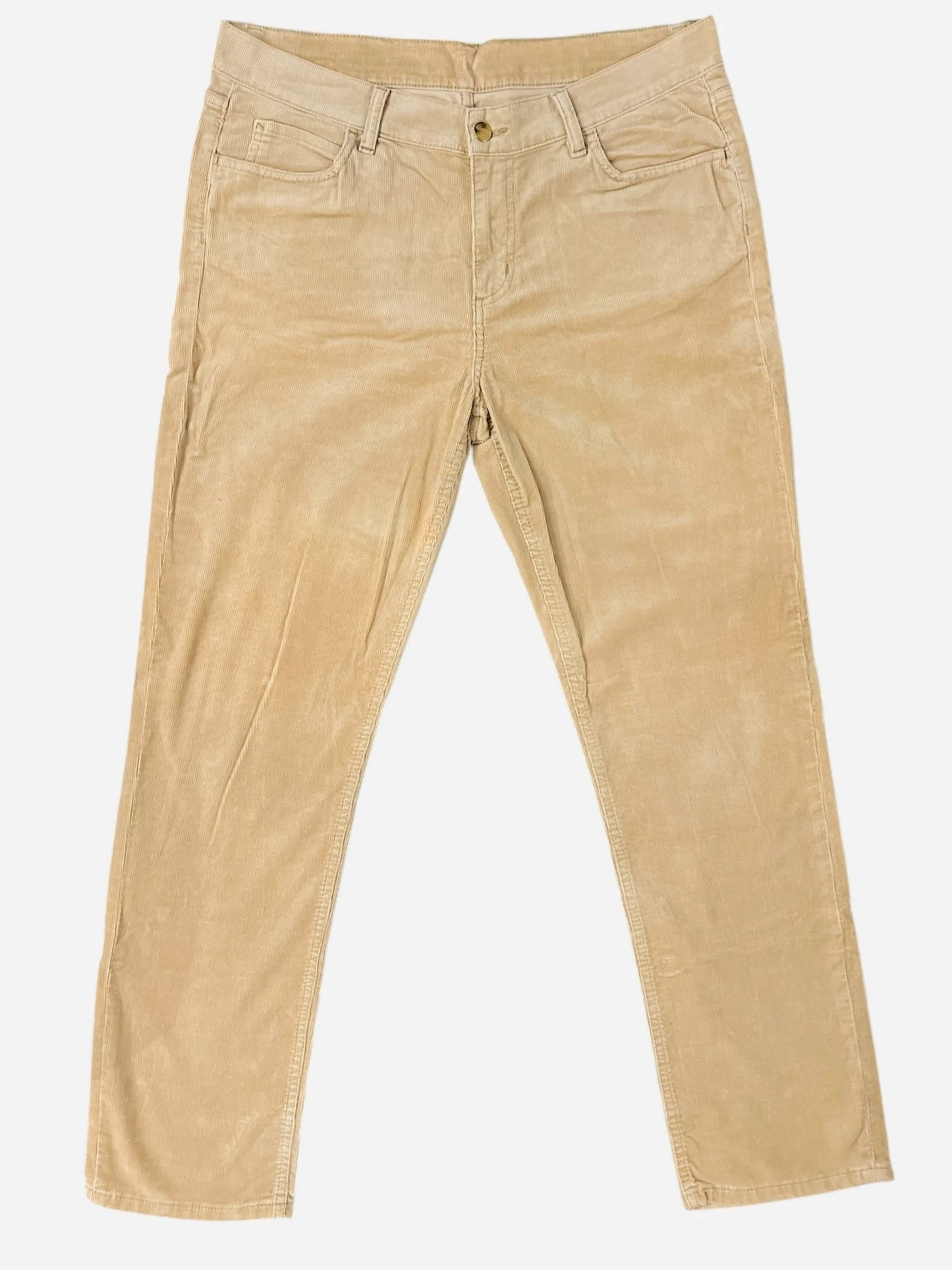 Pantalon Carhartt Jean Pant décontracté velours côtelé Beige Vintage - L (A188)