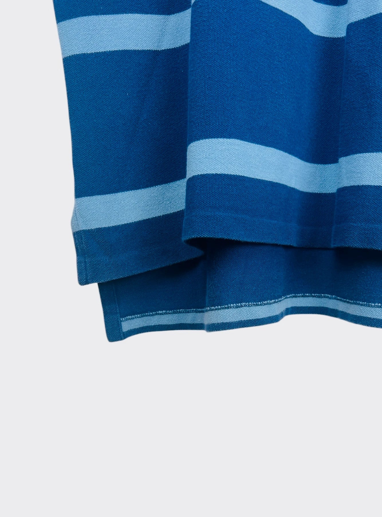 Polo Ralph Lauren Logo Brodé Rayé Bleu - XL (B19)