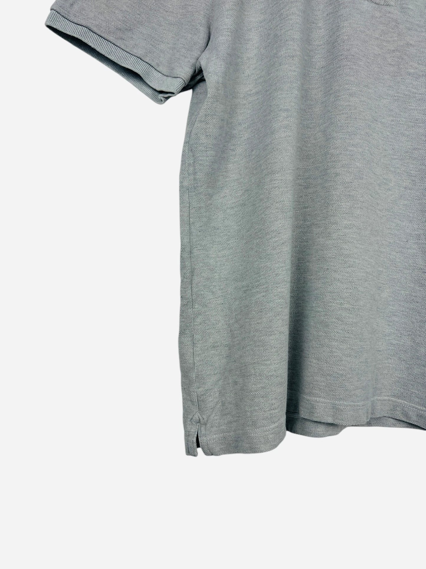 Polo Lacoste Brodé Uni Tennis Gris - L (B84)
