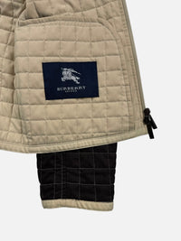 Burberry London – Veste Matelassée Réversible Marron & Beige