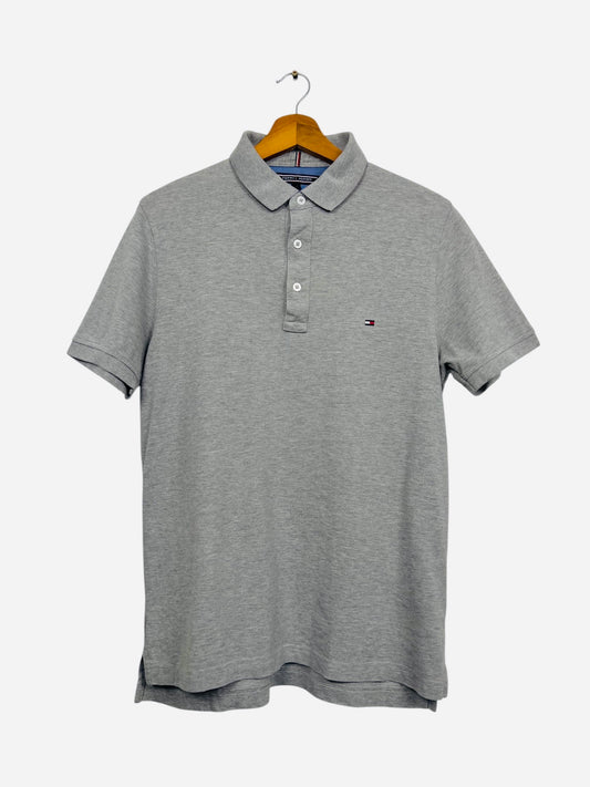 Polo Tommy Hilfiger Brodé Vintage Style Golf Été Gris - M (B157)