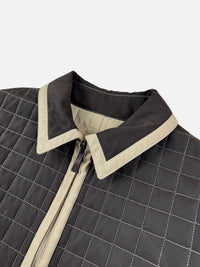 Burberry London – Veste Matelassée Réversible Marron & Beige