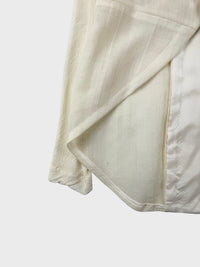 COMME des GARÇONS – Veste écrue transparente déconstruite