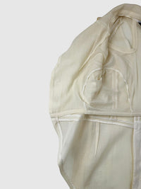 COMME des GARÇONS – Veste écrue transparente déconstruite