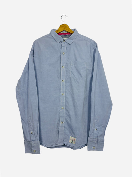 Chemise Uni Style Superdry Bleu Clair Class - L (B114)