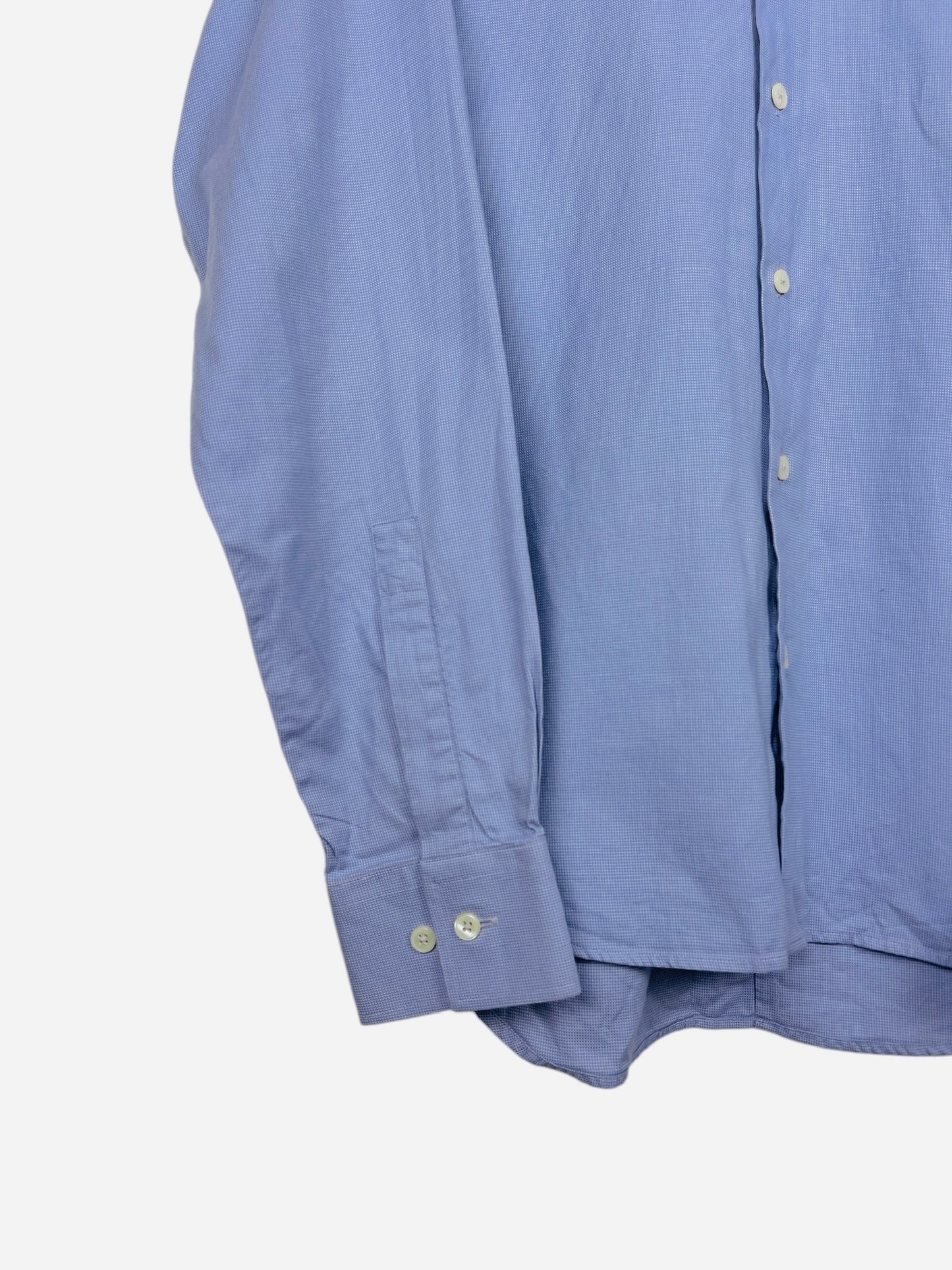 Chemise Style Calvin Klein Bleu Class Luxe - M (B131)