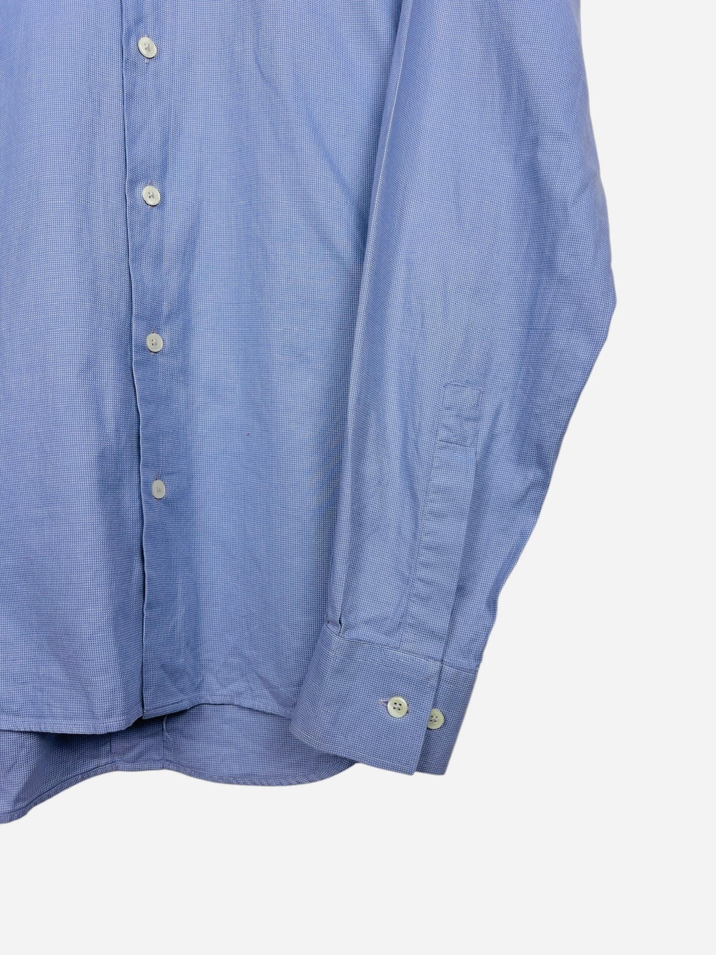 Chemise Style Calvin Klein Bleu Class Luxe - M (B131)
