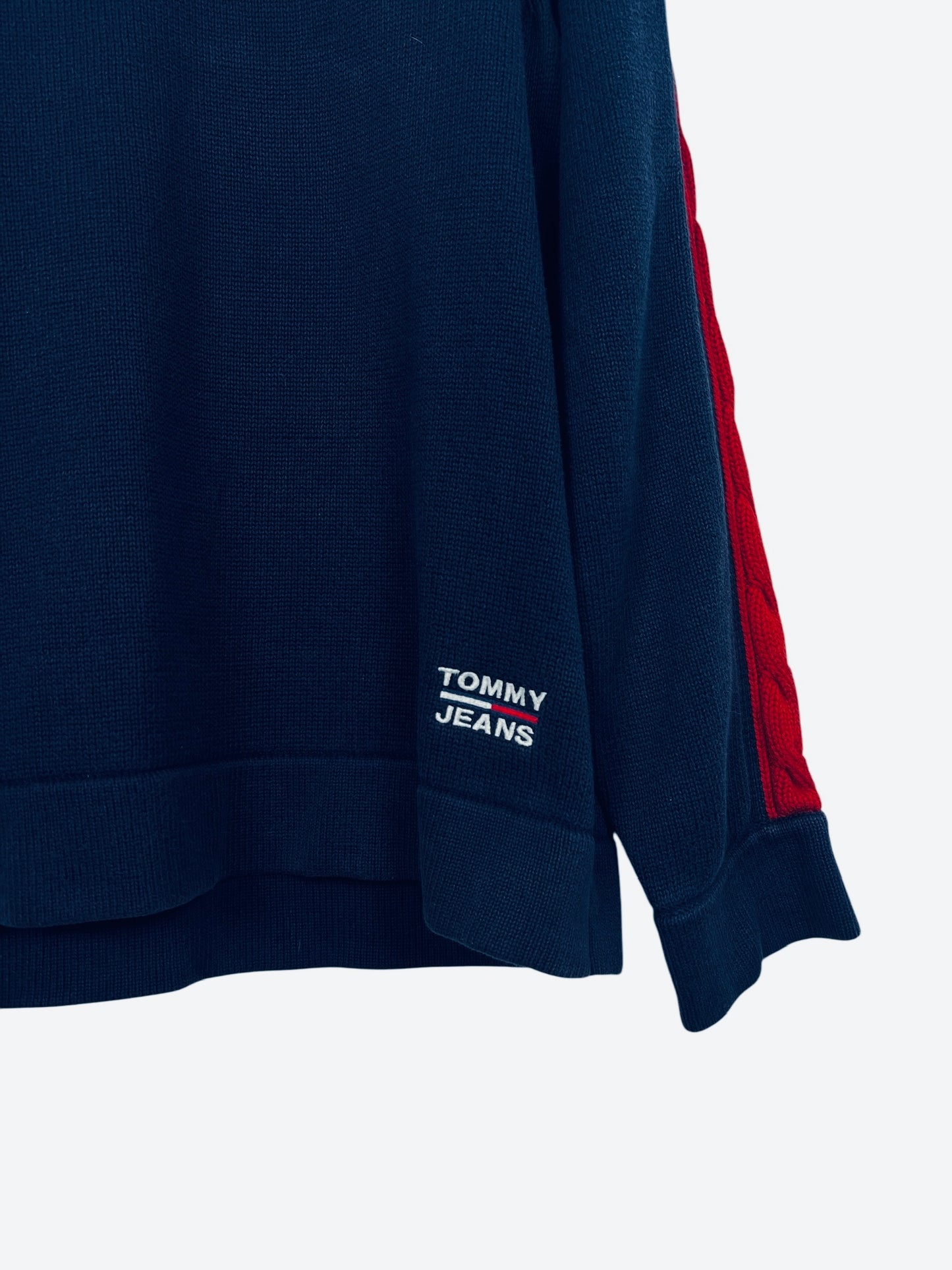 Pull Crewneck Sweat Tommy Hilfiger Bleu Marine Vintage - M (B117)