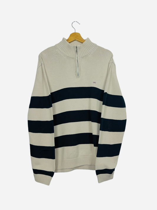 Pull 1/4 Zip Sweat Eden Park Style Beige, Noir - L (B115)
