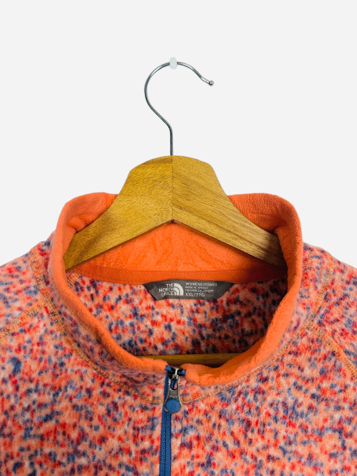 Pull Polaire 1/4 Zip Sweat The North Face Rose Orangé - XXL (B113)