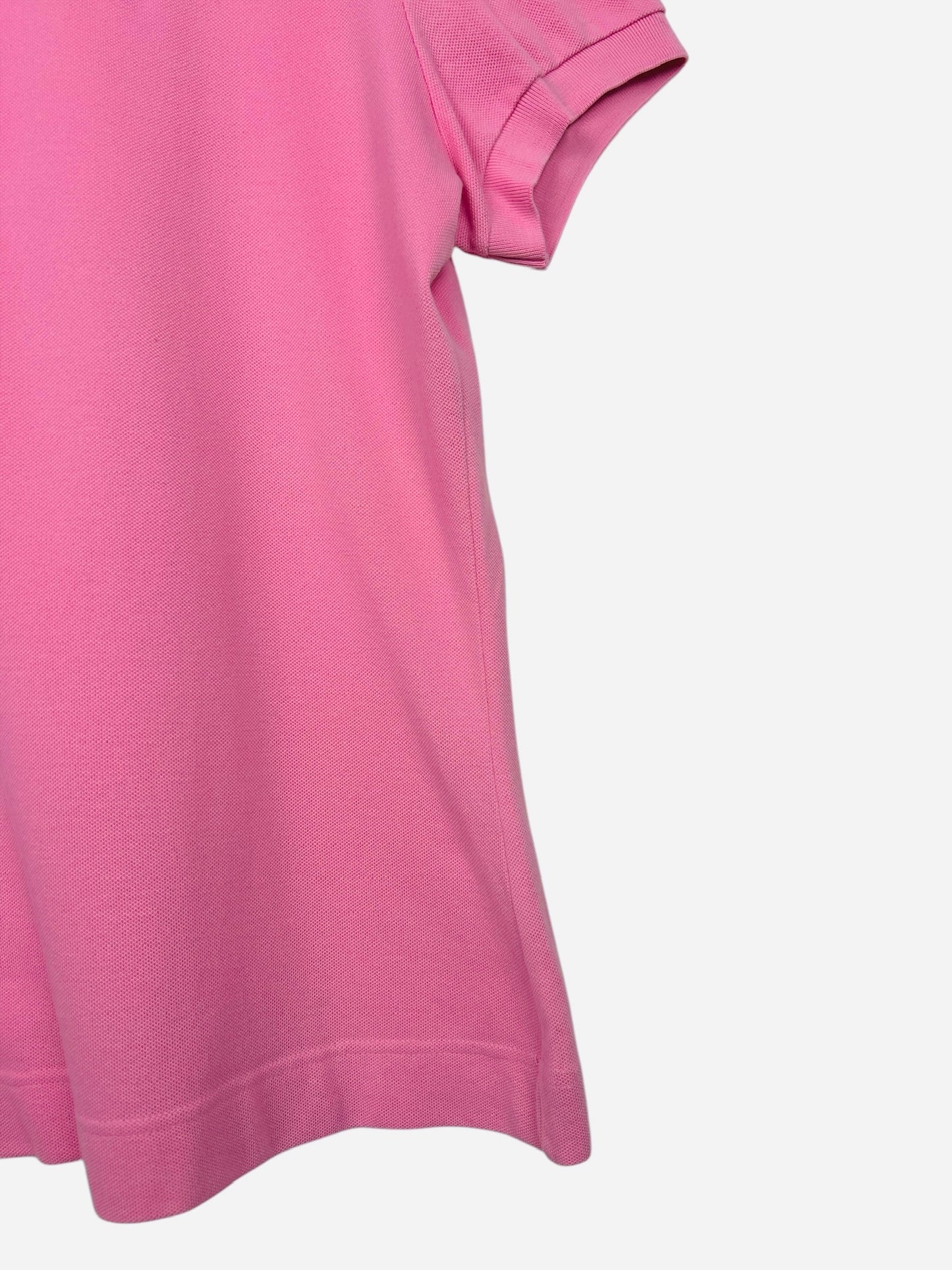 Polo Lacoste Logo Brodé Style Class Rose Été - S (B151)